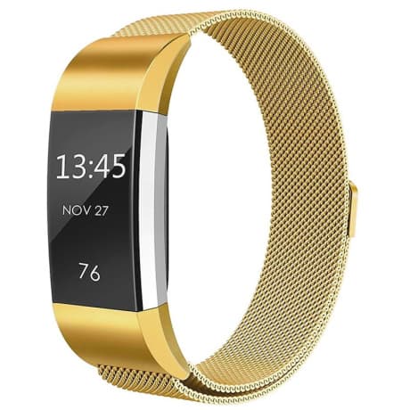 BStrap Milanese (Small) remienok na Fitbit Charge 2, gold (SFI001C06) 1