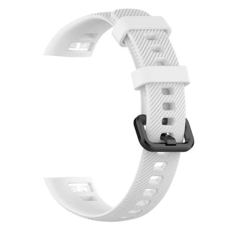BStrap Silicone Line remienok na Honor Band 4, white (SHO001C10) 1