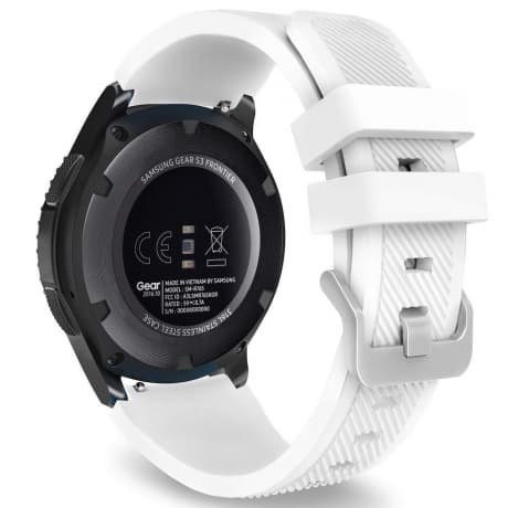 BStrap Silicone Sport remienok na Garmin Vivoactive 4, white (SSG006C2205) 1