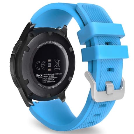 BStrap Silicone Sport remienok na Garmin Vivoactive 4, light blue (SSG006C1105) 1