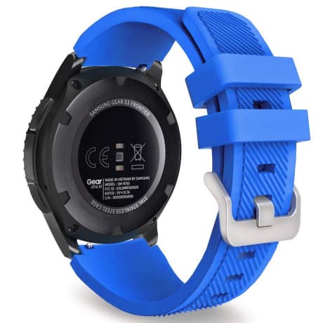 BStrap Silicone Sport remienok na Samsung Gear S3, blue (SSG006C03) 1