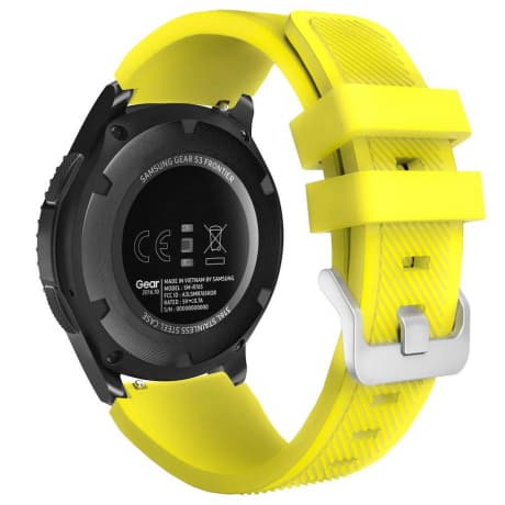 BStrap Silicone Sport remienok na Garmin Venu 2, yellow (SSG006C2309)