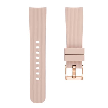 BStrap Silicone Line (Small) remienok na Garmin Vivoactive 5, apricot 1