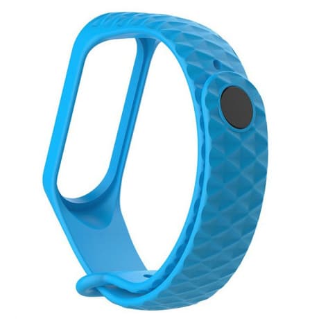 BStrap Silicone Diamond remienok na Xiaomi Mi Band 3/4, blue (SXI007C02) 1
