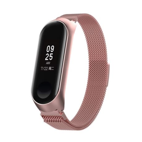 BStrap Milanese (Large) remienok na Xiaomi Mi Band 3/4, rose pink (SXI005C05) 1