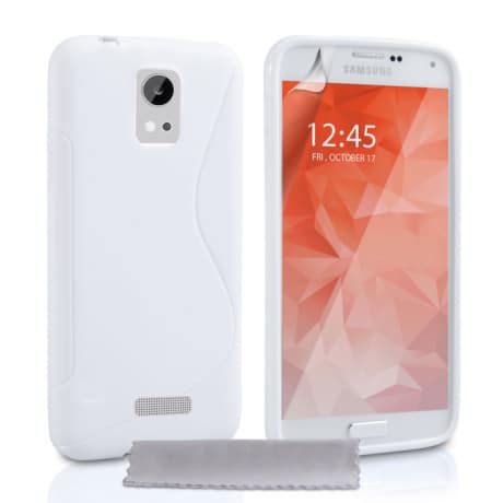 Caseflex gumené púzdro Gel S-Line pre Samsung Galaxy S6 biele 1