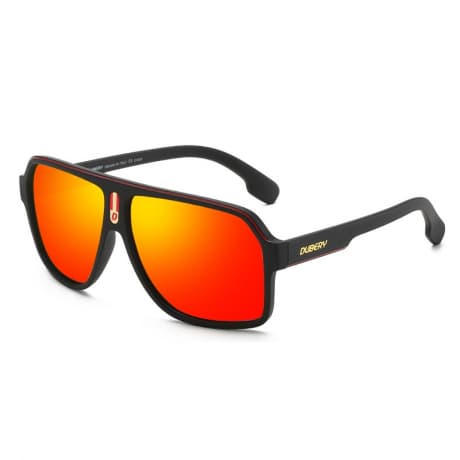 DUBERY Alpine 3 slnečné okuliare, Scrub Black / Red (GDB001C03) 1