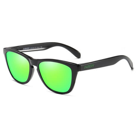 DUBERY Mayfield 2 slnečné okuliare, Bright Black / Green (GDB014C02) 1