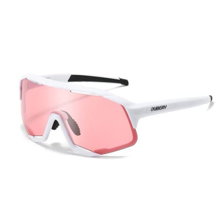 DUBERY Flash 4 cyklistické okuliare, Pink / White 1