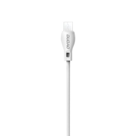 Dudao L4M kábel USB / micro USB 2.4A 1m, biely 1
