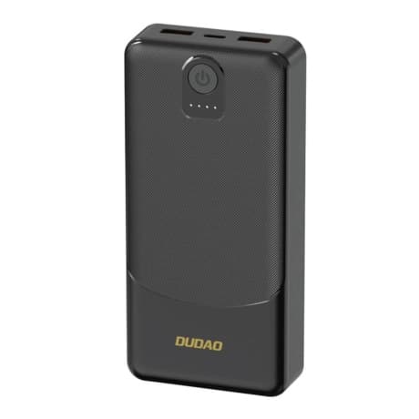 Dudao K10Pro Power Bank 20000mAh 2x USB 2.4A, čierna 1