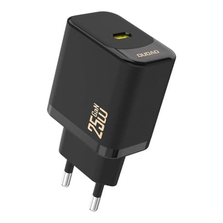 Dudao A27 GaN sieťová nabíjačka USB-C 25W, čierna 1