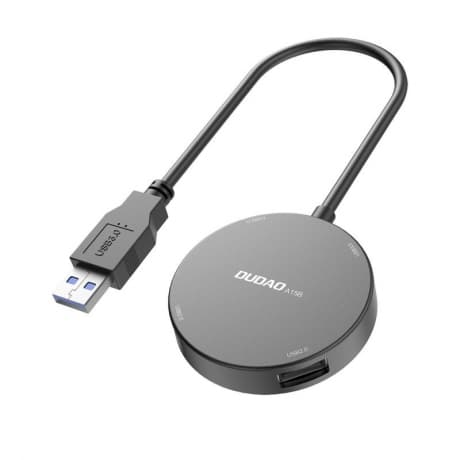 Dudao A15B 4in1 USB HUB adapter 1x USB 3.2 / 3x USB 2.0, čierny (A15B) 1