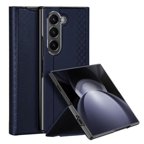 Dux Ducis Brill knižkové puzdro na Samsung Galaxy Z Fold 6 5G, modré
