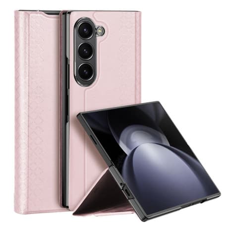 Dux Ducis Brill knižkové puzdro na Samsung Galaxy Z Fold 6 5G, ružové