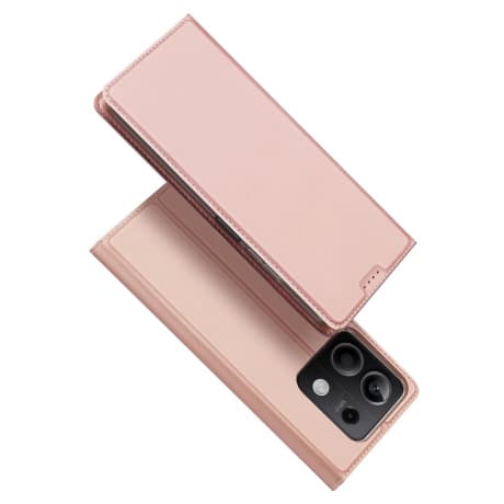 Dux Ducis Skin Pro knižkové puzdro na Xiaomi Redmi Note 13 5G, ružové 1