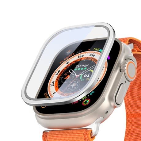 Dux Ducis Flas ochranné sklo na Apple Watch Ultra 49mm, strieborné 1