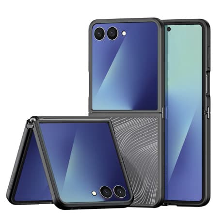 Dux Ducis Aimo kryt na Samsung Galaxy Z Flip 7, čierny 1