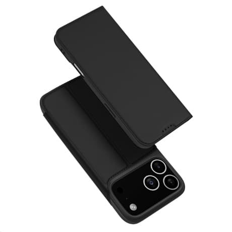 Dux Ducis Skin Pro knižkové puzdro na iPhone 17 Pro Max, čierne 1