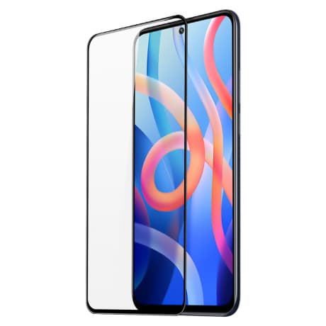 DUX DUCIS All Glass Full Screen ochranné sklo na Xiaomi Poco M4 Pro 5G, čierne 1