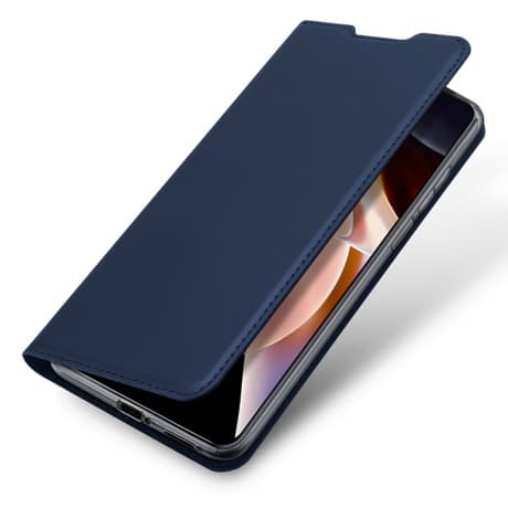 Dux Ducis Skin Pro knižkové kožené puzdro na Poco M4 Pro 5G, modré 1