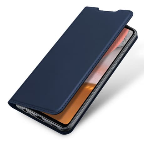 DUX DUCIS Skin Pro knižkové puzdro na Samsung Galaxy A72, modré 1