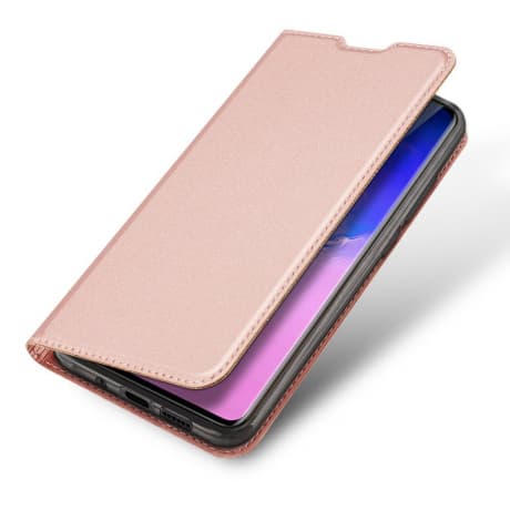 DUX DUCIS Skin Pro knižkové kožené púzdro na Samsung Galaxy S20 Ultra, ružové 1