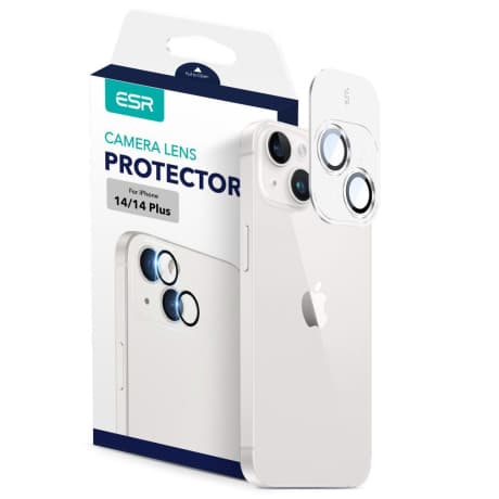 ESR Camera Lens ochranné sklo na kameru na iPhone 14 / 14 Plus / 15 / 15 Plus, čierne 1