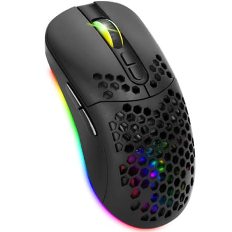 Eveon BM-800 RGB bezdrôtová herná myš, čierna