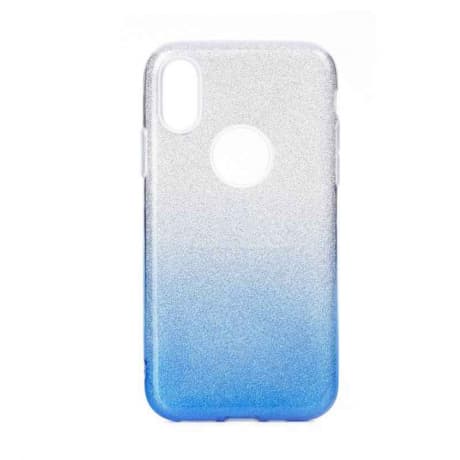 Forcell Shining silikónový kryt na iPhone 11 Pro Max, modrý/strieborný 1