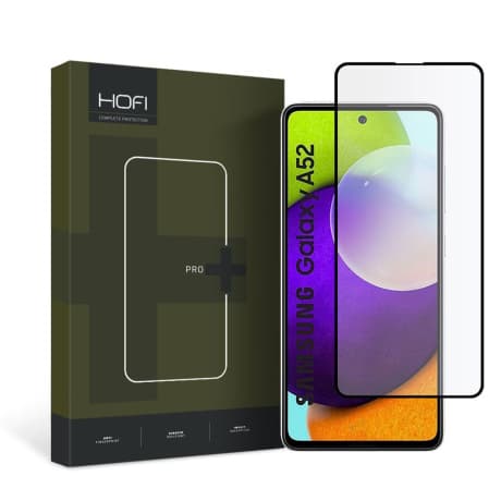 HOFI Glass Pro Full Screen ochranné sklo na Samsung Galaxy A52 / A52S, čierne 1