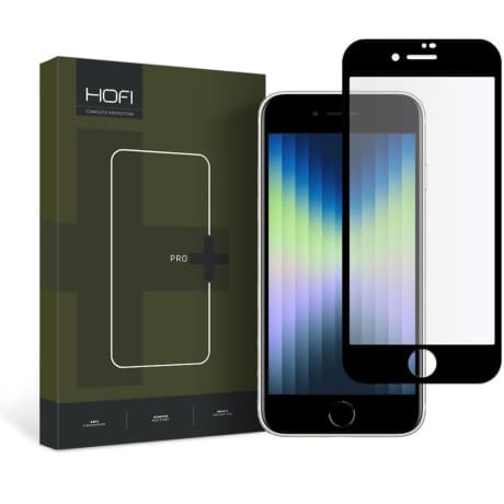 HOFI Tempered Glass Pro ochranné sklo na iPhone 7 / 8 / SE 2020 / 2022, čierne 1