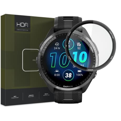 HOFI Hybrid ochranné sklo na Garmin Forerunner 965, čierne 1