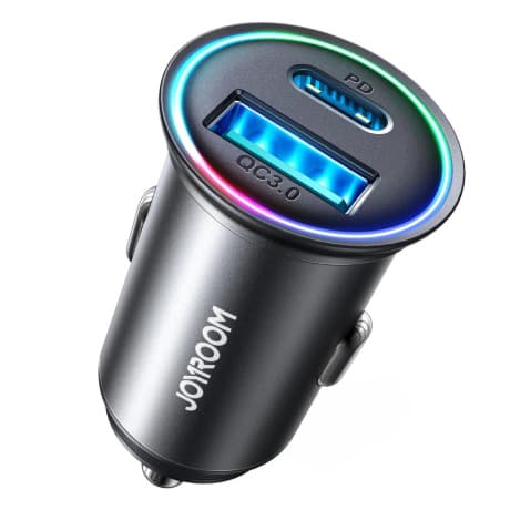 Joyroom JR-CCN04 autonabíjačka USB / USB-C 60W, čierna 1