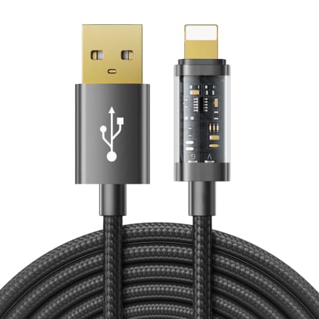 Joyroom Fast Charging kábel USB / Lightning 20W 2.4A 2m, čierny (S-UL012A20)