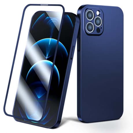 Joyroom 360 Full Coverage kryt na iPhone 13 Pro Max + ochranné sklo, modrý (JR-BP928 blue) 1