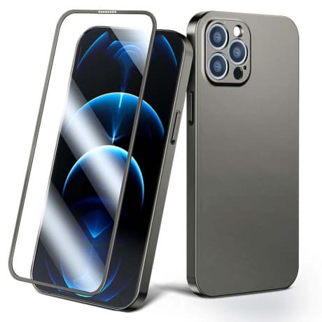 Joyroom 360 Full Coverage kryt na iPhone 13 Pro Max + ochranné sklo, sivý (JR-BP928 tranish) 1