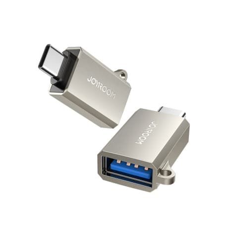 Joyroom S-H151 adaptér USB-C / USB, strieborný 1
