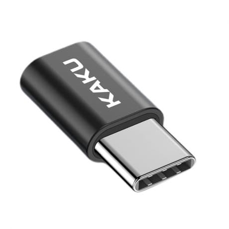 KAKU adaptér USB-C / Micro USB, čierny (KSC-531) 1