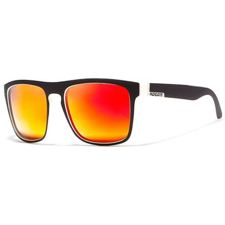 KDEAM Sunbury 18 slnečné okuliare, Black & White / Red (GKD004C18)