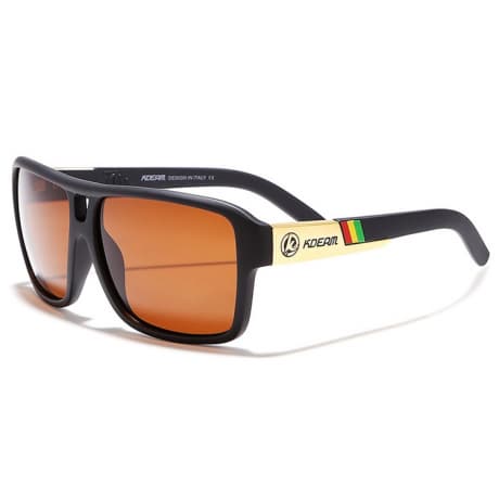 KDEAM Bayonne 5 slnečné okuliare, Black / Brown (GKD006C05) 1