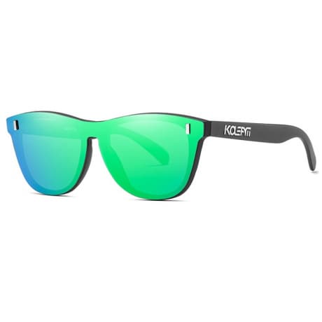 KDEAM Reston 6 slnečné okuliare, Black / Green (GKD007C06) 1