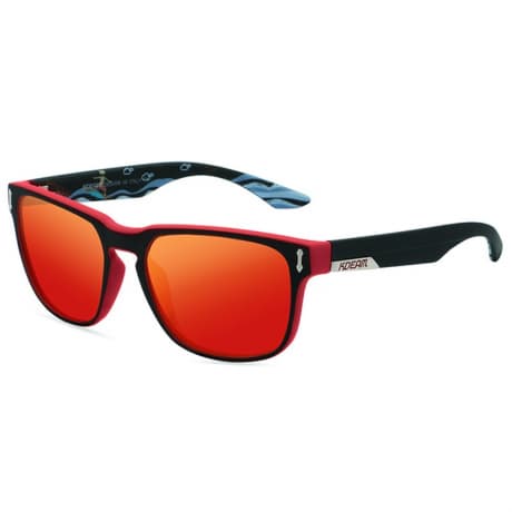 KDEAM Andover 3 slnečné okuliare, Black & Pattern / Red (GKD027C03) 1