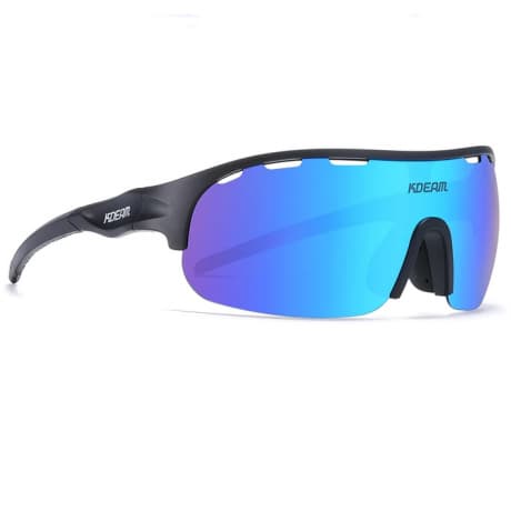 KDEAM Lansing 05 cyklistické okuliare, Black / Blue 1