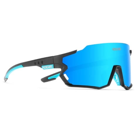 KDEAM Gilbert 06 cyklistické okuliare, Black / Light Blue 1