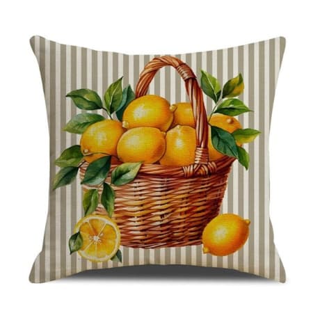 Livefy obliečka na vankúš 45x45cm, lemons 2 1