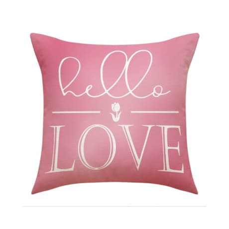 Livefy obliečka na vankúš Love 45x45cm, ružová 1