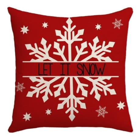 Livefy vianočná obliečka na vankúš 45x45cm, Snow 1