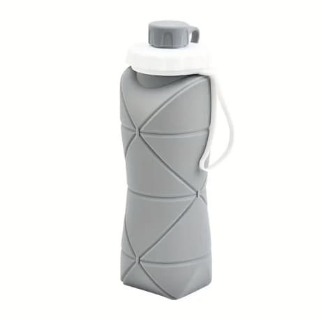 Livefy skladacia fľaša na vodu Foldy 600ml, sivá 1