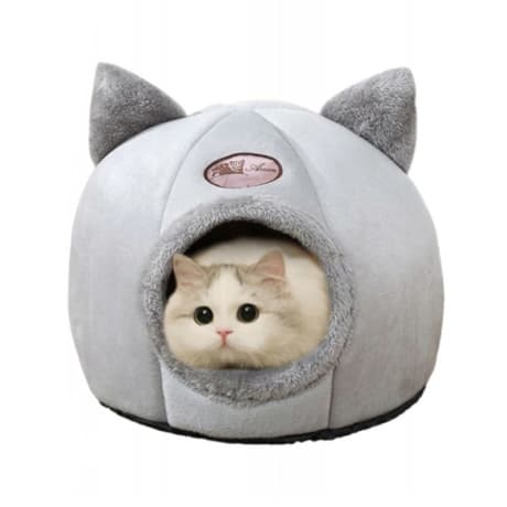 Livefy pelech pre mačky Dreamy 33cm, sivý